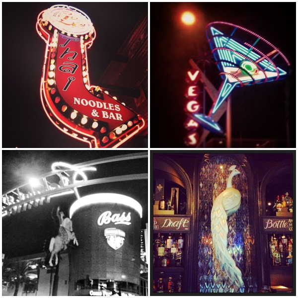 #DTLV collage bars in downtown las vegas