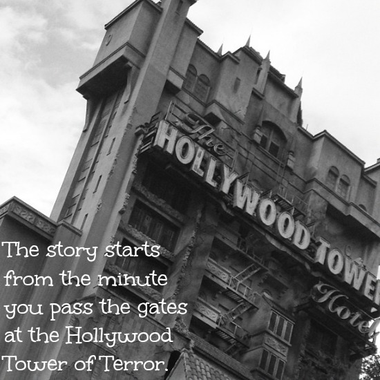 hollywood tower of terror ride at Disney's California Adventure