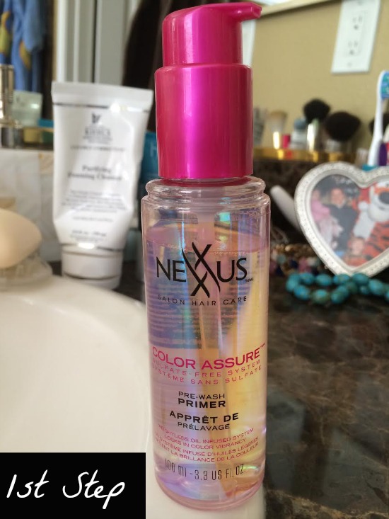 Nexxus Pre Wash Primer First step